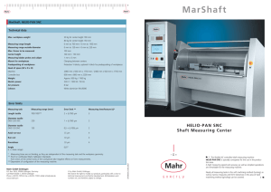 MarShaft HELIO-PAN SNC Shaft Measuring Center