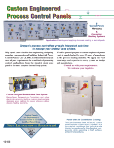 Power Control Panels  - Tempco Electric Heater Corporation