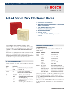 AH‑24 Series 24 V Electronic Horns