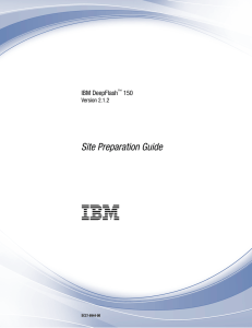 IBM DeepFlash™ 150 Site Preparation Guide