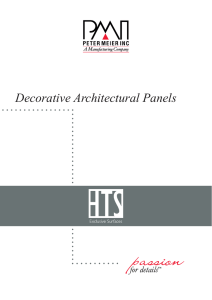 Decorative Architectural Panels