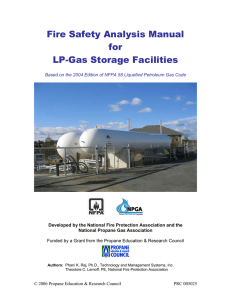 Fire Safety Analysis Manual for LP-Gas Storage Facilities