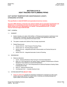 [Section Number] - Pentair Thermal Management