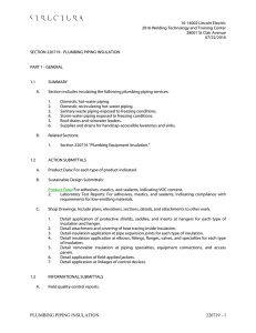 section 220719 - plumbing piping insulation