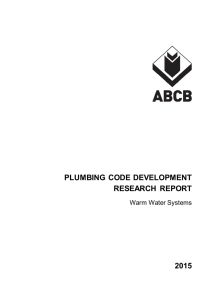 Warm water systems - Australian Building Codes Board