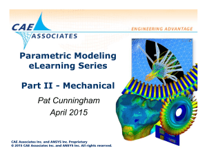 Parametric Modeling eLearning Series Part II