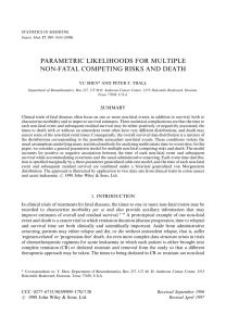 Parametric likelihoods for multiple non