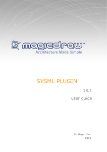 SysML Plugin User Guide