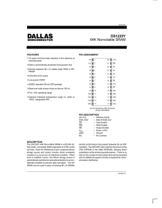 Dallas, DS-1225Y Non-volatile SRAM