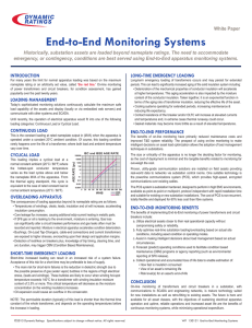 End-to-End Monitoring Systems