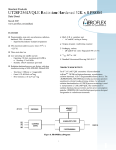 ut28f256lvqle - Aeroflex Microelectronic Solutions