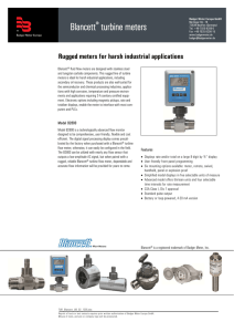 Flow measurement technology, Lube measurement, Oval gear