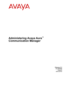 Administering Avaya Aura Communication Manager