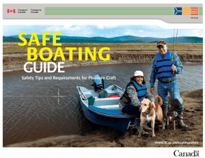 Safe Boating Guide - Transport Canada / Transports Canada