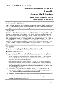 Convoys Wharf Representation Hearing Report