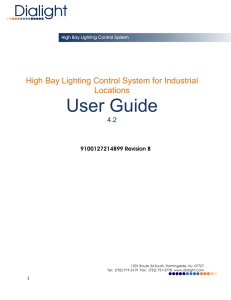 High Bay Gateway User Guide v4.2