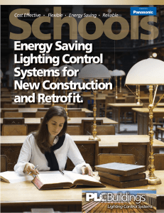 Energy Saving Lighting Control Systems for New