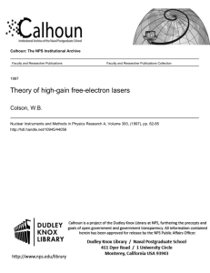 Theory of high-gain free-electron lasers