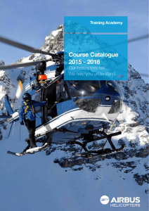 Training Catalogue - Airbus Helicopters