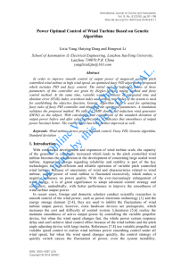 Power Optimal Control of Wind Turbine Based on Genetic Algorithm