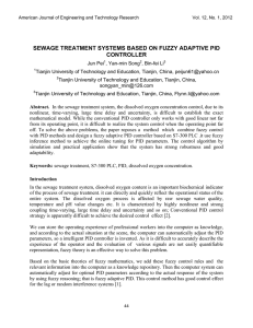 Sewage Treatment Systems Based on Fuzzy Adaptive PID Controller