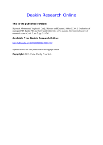 Evaluation of Analogue PID, Digital PID and Fuzzy