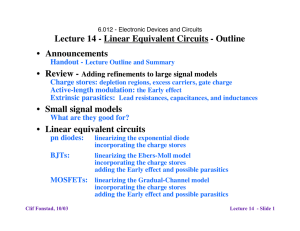 Lecture 14 - Linear Equivalent Circuits