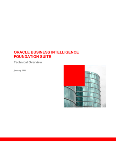 Oracle Business Intelligence Foundation Suite