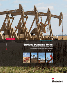 Surface Pumping Units