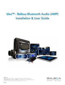 Balboa Bluetooth Audio (AMP)