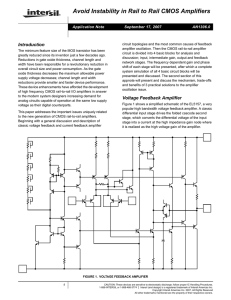 AN1306: Avoid Instability in Rail-to-Rail CMOS Amplifiers