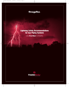 Lightning Safety Recommendations for Gas Piping Systems