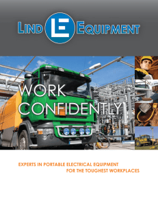work confidently - Lind Equipment Ltd.