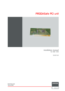 PRODASafe PCI unit