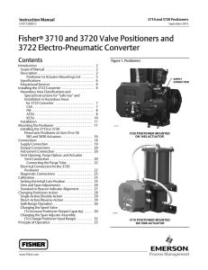 Fisher 3710 and 3720 Valve - Welcome to Emerson Process