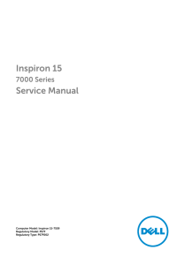 Inspiron 15 7000 Series Service Manual