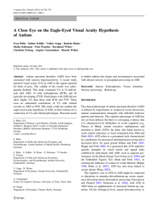A Close Eye on the Eagle-Eyed Visual Acuity Hypothesis of Autism