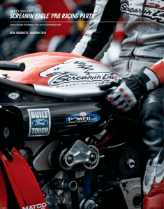 screamin`eagle®pro racing parts - Harley