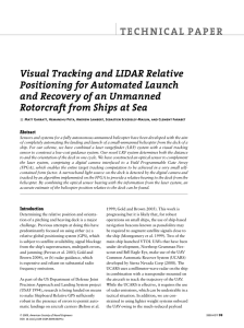 Visual Tracking and LIDAR Relative Positioning for