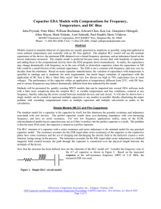 Spice Models with Temperature-Bias-Frequency Concerns