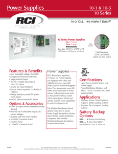 Power Supplies - Rutherford Controls