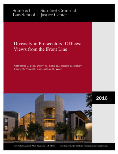Diversity in Prosecutors` Offices - Riverside County District Attorney