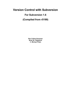 For Subversion 1.6 - Version Control with Subversion