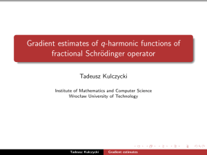 Gradient estimates of q-harmonic functions of fractional Schrödinger