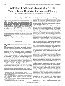 Reflection Coefficient Shaping of a 5-GHz Voltage