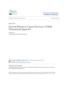 Exercise Barriers in Cancer Survivors: A Multi