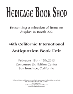 46th California Book Fair