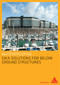 the Sika Waterproofing Brochure