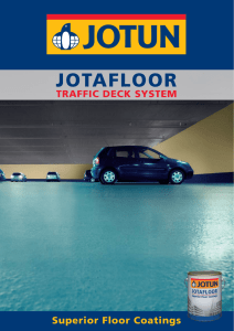 Jotafloor Traffic Deck System brochure