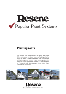 Painting Roofs